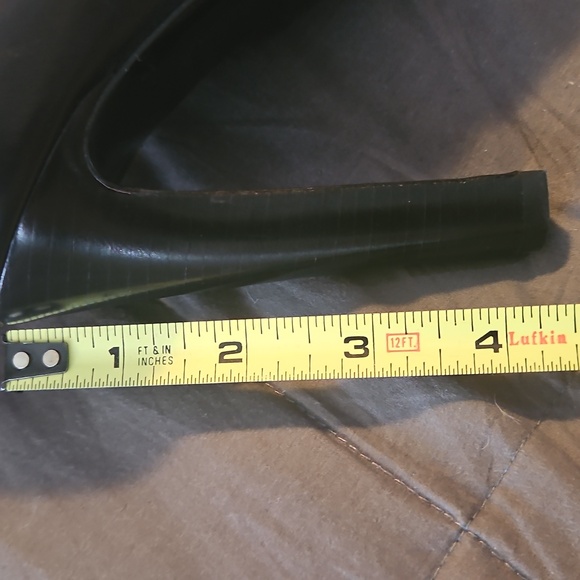 Ralph Lauren Red and Black Heeled Boots - Picture 8 of 11